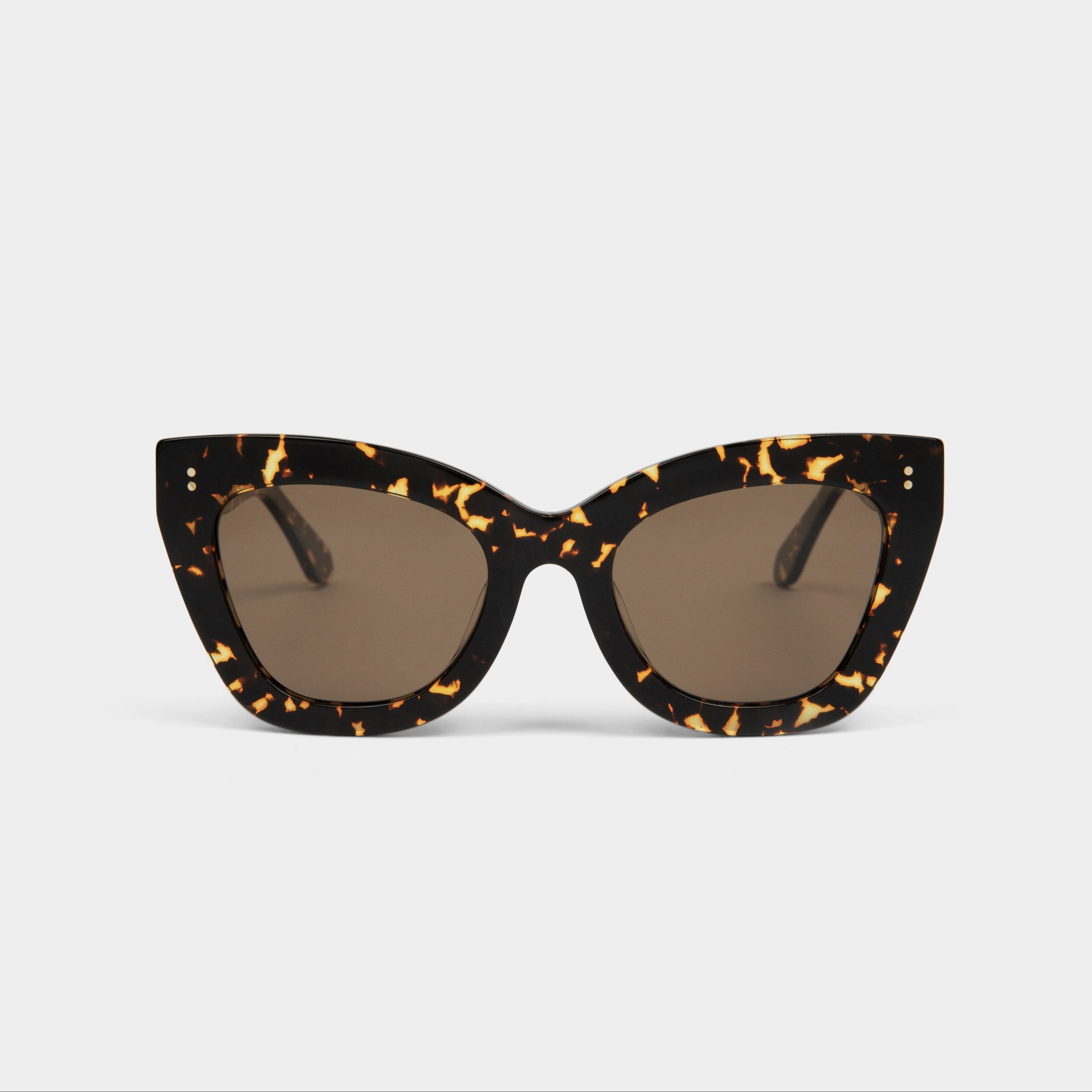 Glasses for Low Nose Bridge - Arlo Amber KayTran – KayTran Eyewear