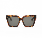 KayTran Eyewear’s Logan - Ember sunglasses with grey lenses shown against a plain white background.